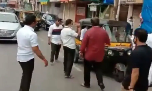 shiv sena auto attack