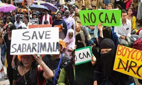 sabarimala-caa protests