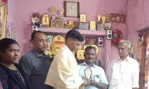 ദേശീയ സോഫ്റ്റ്‌ ബോൾ ചാമ്പ്യൻഷിപ്പിൽ പങ്കെടുത്ത ജീവൻ ജയകുമാറിനെ അനുമോദിച്ചു