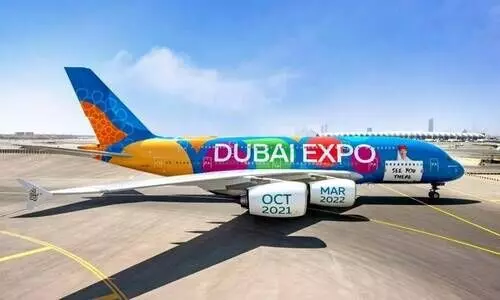 എക്​സ്​പോ വിമാനം ശൈഖ്​ സായിദ്​ റോഡിന്​ മുകളിലൂടെ താഴ്​ന്ന്​ പറക്കും