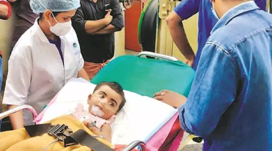 കേരളവും കർണാടകവും ആംബുലൻസിന് വഴിയൊരുക്കി; നാ​ലു​മ​ണി​ക്കൂ​റിനകം ഇനാരമോൾ​ ബംഗളൂരുവിലെത്തി