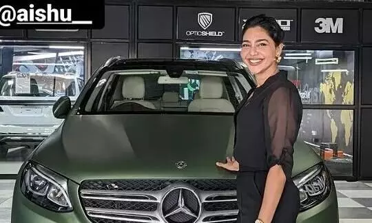 malayali actress aishwarya lekshmi bought mercedes benz glc 220d