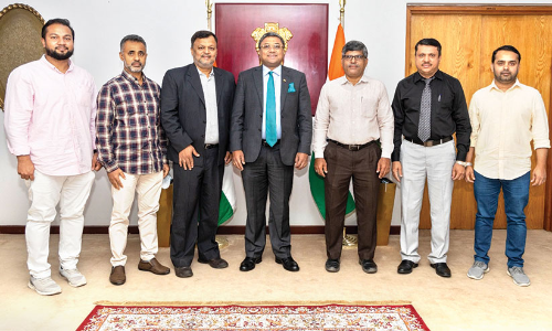 കെ.​ഇ.​എ പ്ര​തി​നി​ധി സം​ഘം അം​ബാ​സ​ഡ​റു​മാ​യി ച​ർ​ച്ച ന​ട​ത്തി