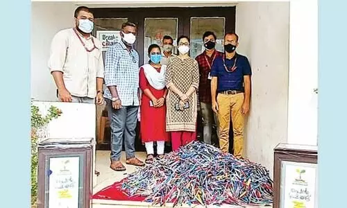 പെൻഫ്രണ്ടിൽ ശേഖരിച്ചത്​ ക്വിൻറൽ പേനകൾ