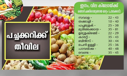 vegitable price hike