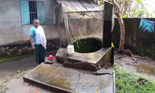 കിണർ ഇടിഞ്ഞു താഴ്ന്നു