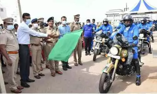 ദേശീയ ഐക്യദിനാചരണം: പൊലീസിൻെറ ഇരുചക്ര വാഹന ജാഥ പുറപ്പെട്ടു