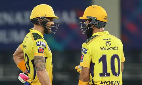 ഡു​െപ്ലസി, ഉത്തപ്പ, അലി, റിഥുരാജ്​..; ബാറ്റെടുത്തവരെല്ലാം ആളിക്കത്തി, ചെന്നൈക്ക്​ കൂറ്റൻ സ്​കോർ