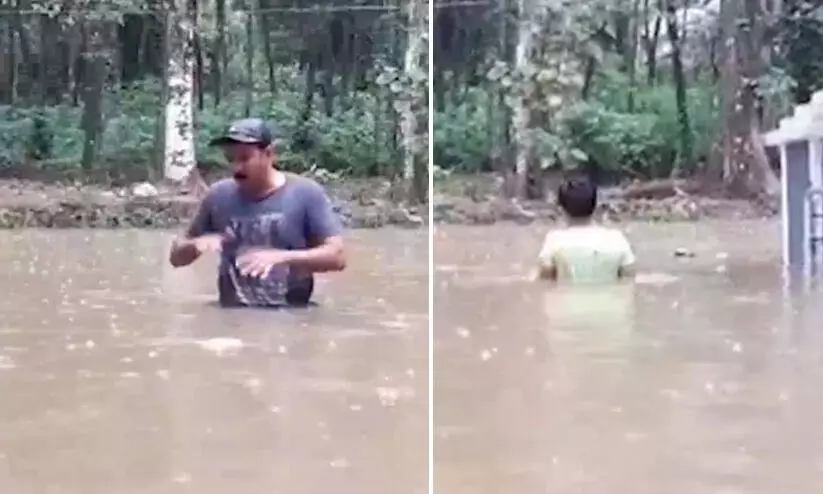 പി.സി. ജോർജിൻെറ വീട്ടിലും വെള്ളം കയറി; ആദ്യ സംഭവമെന്ന് VIDEO പി.സി. ജോർജിൻെറ വീട്ടിലും വെള്ളം കയറി; ആദ്യ സംഭവമെന്ന് VIDEO