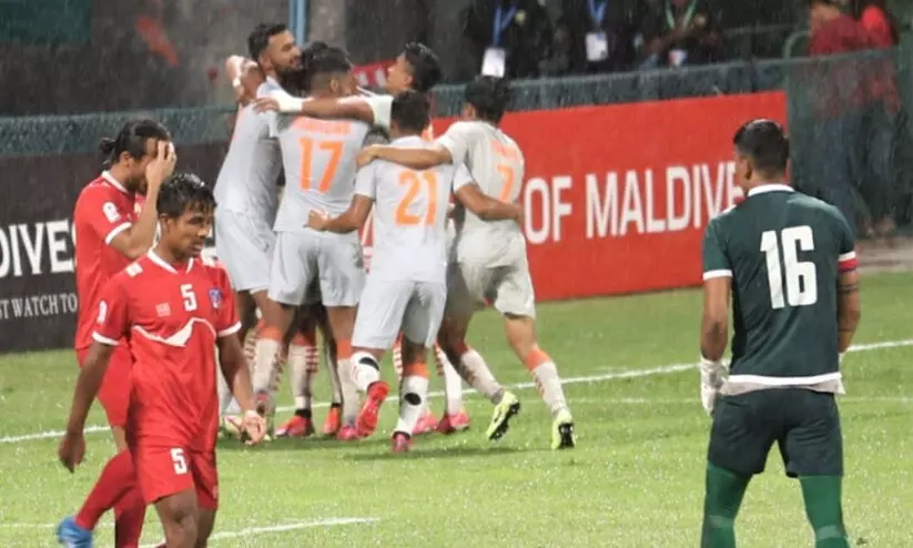 നേപ്പാളിനെ തകർത്തു; സാഫ്​ ഫുട്​ബാൾ കിരീടം ഇന്ത്യക്ക്​