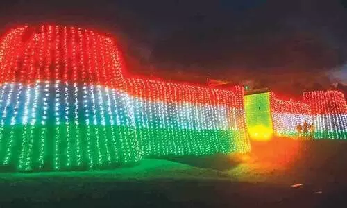 ദീപപ്രഭയിൽ ബേക്കൽ കോട്ട