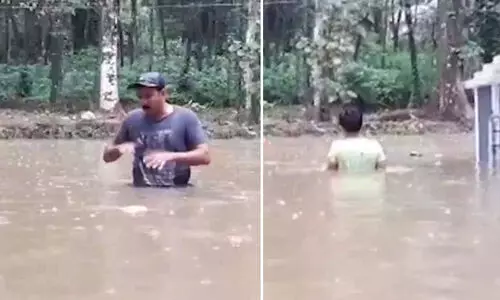 പി.സി. ജോർജിൻെറ വീട്ടിലും വെള്ളം കയറി; ആദ്യ സംഭവമെന്ന് VIDEO