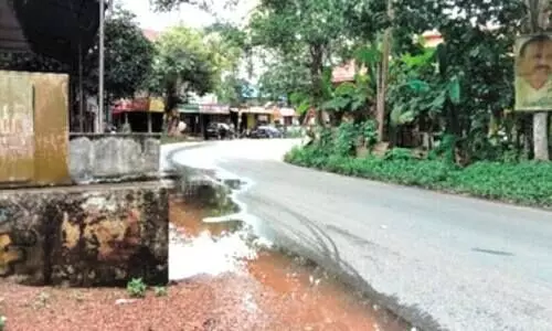 അപകടഭീതി ഉയർത്തി കഴുനിലം വളവ്