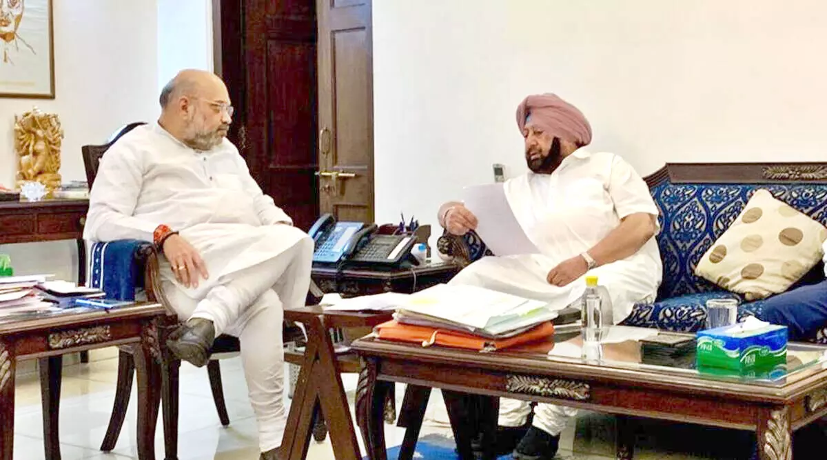 അമരീന്ദറും അമിത്​ ഷായും കർഷകരെ തളക്കുമോ?