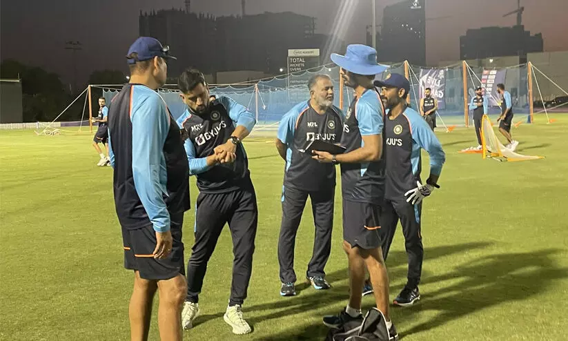 MS Dhoni Team India Camp