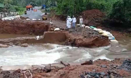 പോത്താങ്കണ്ടം താൽകാലിക ബണ്ട് ഒലിച്ചുപോയി