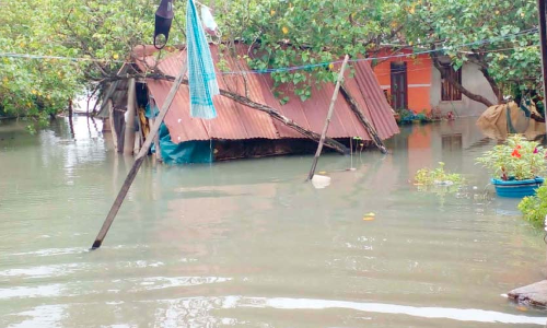 ക​ര ക​വി​ഞ്ഞൊ​ഴു​കി​യ പുഴ മുറിച്ച്​ നീന്തിയയാളെ മണിക്കൂറുകൾക്കുശേഷം മരക്കൊമ്പില്‍നിന്ന്​ രക്ഷിച്ചു