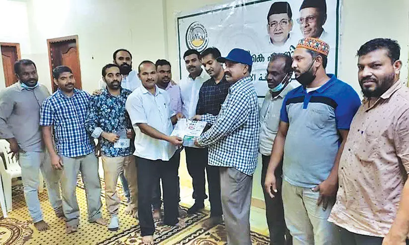 ഖു​റ​യാ​ത്ത് കെ.​എം.​സി.​സി സാ​മൂ​ഹി​ക സു​ര​ക്ഷ പ​ദ്ധ​തി ഉ​ദ്‌​ഘാ​ട​നം