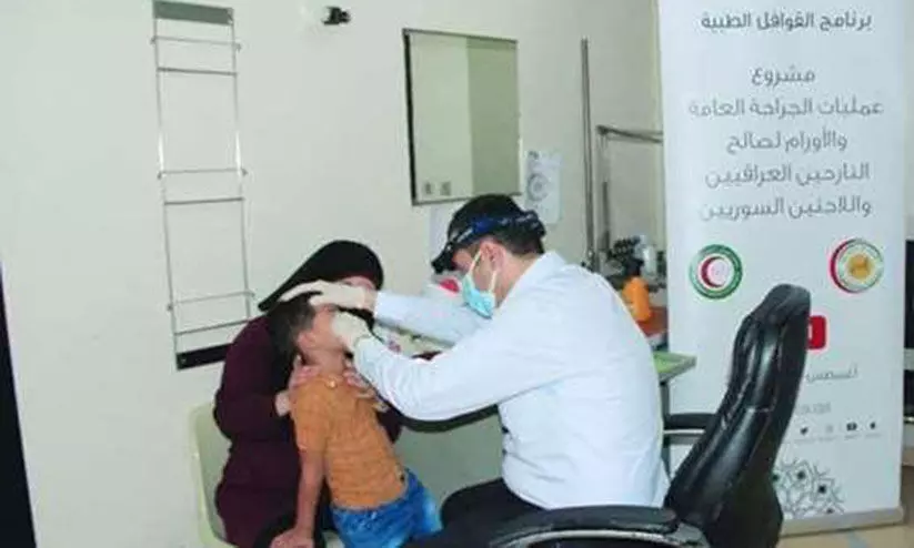 ഇറാഖിലും സിറിയയിലും ഖത്തർ റെഡ്ക്രസൻറ് ചികിത്സാ പദ്ധതികൾ ഇറാഖിലും സിറിയയിലും ഖത്തർ റെഡ്ക്രസൻറ് ചികിത്സാ പദ്ധതികൾ