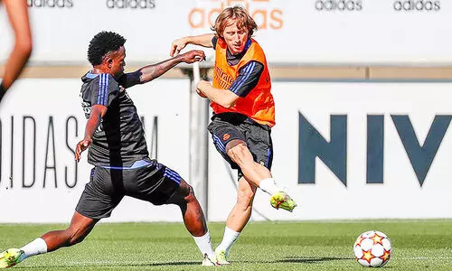 real madrid practice