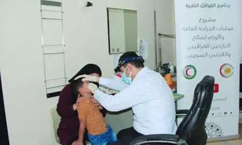 ഇ​റാ​ഖി​ലും സി​റി​യ​യി​ലും ഖ​ത്ത​ർ റെ​ഡ്ക്ര​സ​ൻ​റ്​ ചി​കി​ത്സാ പ​ദ്ധ​തി​ക​ൾ