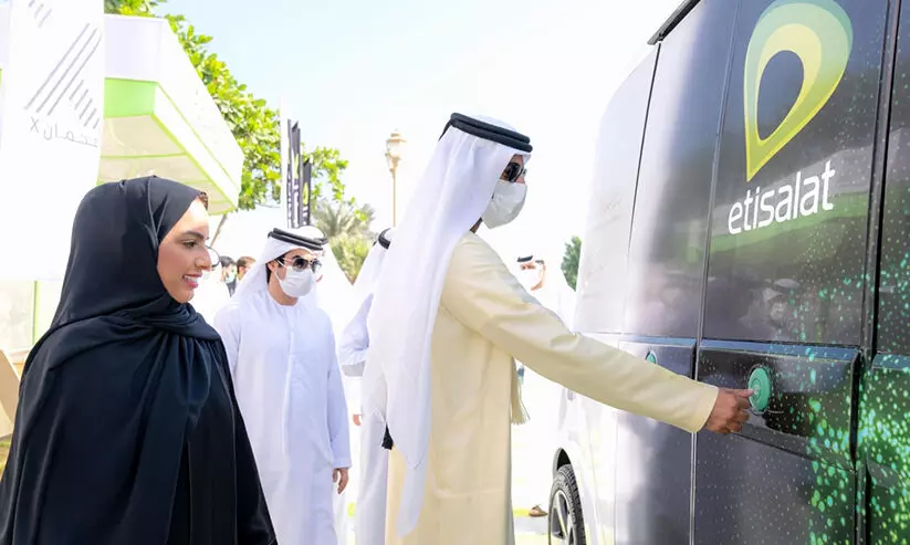 ഡ്രൈവറില്ലാ വാഹനം അവതരിപ്പിച്ച് അജ്മാന് ഡ്രൈവറില്ലാ വാഹനം അവതരിപ്പിച്ച് അജ്മാന്