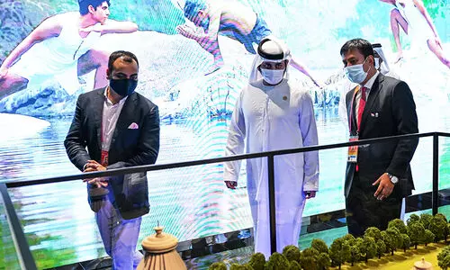 ശൈഖ്​ മക്​തൂം ഇന്ത്യൻ പവലിയൻ സന്ദർശിച്ചു