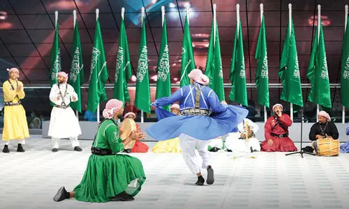 റെക്കോഡ്​ സന്ദർശകരെ സ്വീകരിച്ച്​ സൗദി പവലിയൻ