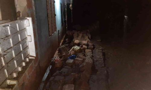 താഴെക്കോട് മാട്ടറ ബിടാവു മലയിൽ ഉരുൾപൊട്ടൽ