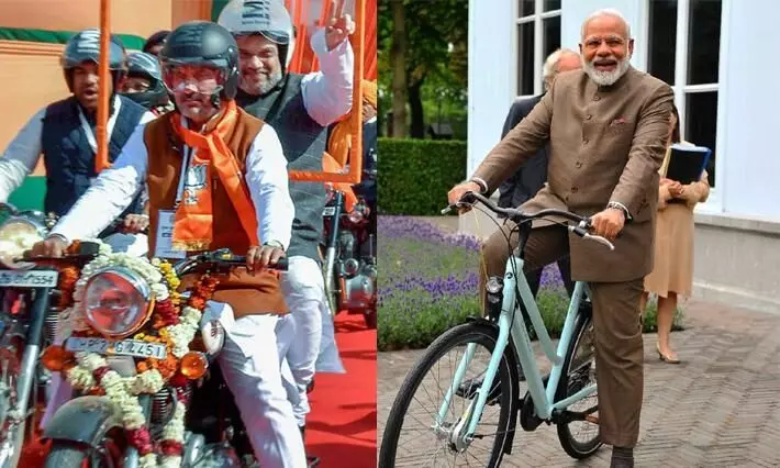 Tripling on bikes when petrol costs Rs 200 a litre: Assam BJP chief fuels a conversation