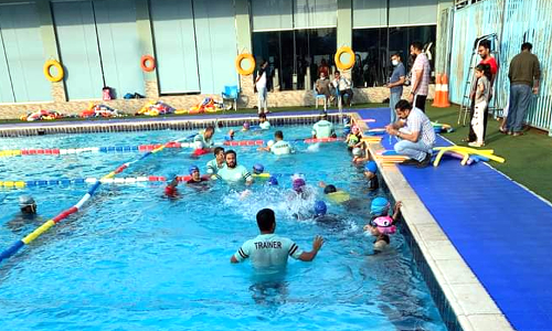 ജെ.എസ്.സി നീന്തൽ മത്സരം സംഘടിപ്പിക്കുന്നു