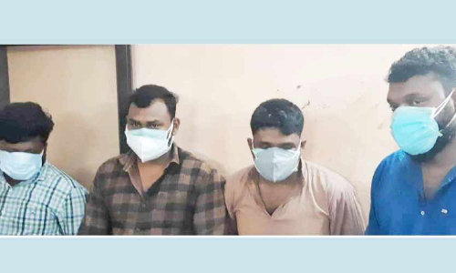 യുവാവിനെ വെട്ടിപ്പരിക്കേൽപിച്ചു; നാലുപേർ അറസ്​റ്റിൽ