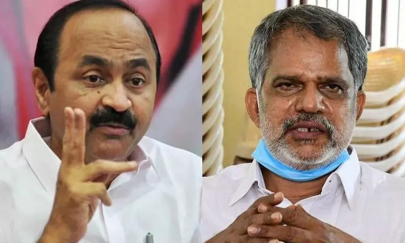 VD Satheesan, A Vijayaraghavan