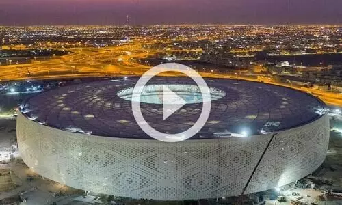 ആറാമത്തെ കളിയിടവും സജ്ജം; മിഴി തുറന്ന്  അൽ തുമാമ സ്​റ്റേഡിയം