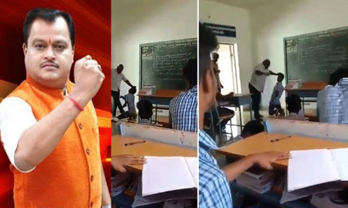 രുദ്രാക്ഷം ധരിച്ച വിദ്യാർഥിയെ ക്രിസ്ത്യൻ അധ്യാപകൻ മർദിച്ചെന്ന വ്യാജ വിഡിയോയുമായി സംഘ്പരിവാർ ചാനൽ രുദ്രാക്ഷം ധരിച്ച വിദ്യാർഥിയെ ക്രിസ്ത്യൻ അധ്യാപകൻ മർദിച്ചെന്ന വ്യാജ വിഡിയോയുമായി സംഘ്പരിവാർ ചാനൽ