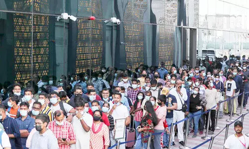 അവധിയാഘോഷം; എക്​സ്​പോയിൽ വൻ തിരക്ക്​