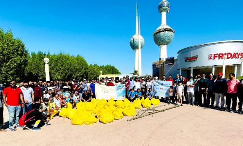 കെ.​െഎ.ജി, യൂത്ത് ഇന്ത്യ കുവൈത്ത്​ തീര ശുചീകരണം