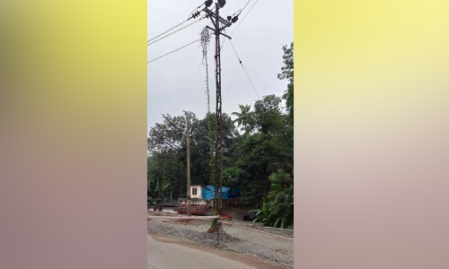 വൈദ്യുത പോസ്റ്റുകൾ നീക്കുന്നില്ല; സംസ്ഥാന പാതയുടെ വികസനം വൈകുന്നു