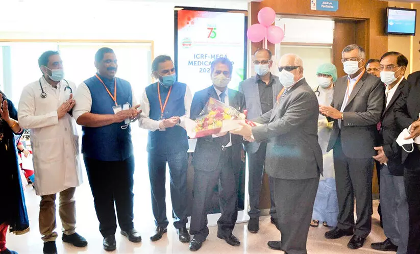 െഎ.സി.ആർ.എഫ് സ്തനാർബുദ ബോധവത്കരണ ക്യാമ്പ് സംഘടിപ്പിച്ചു െഎ.സി.ആർ.എഫ് സ്തനാർബുദ ബോധവത്കരണ ക്യാമ്പ് സംഘടിപ്പിച്ചു