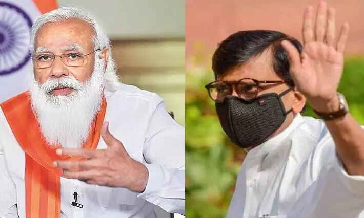 100 crore vaccination doses claim false: Sanjay Raut