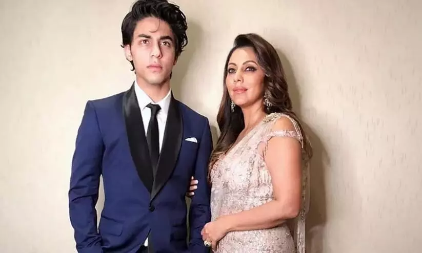 Aryan Khan and Gouri Khan