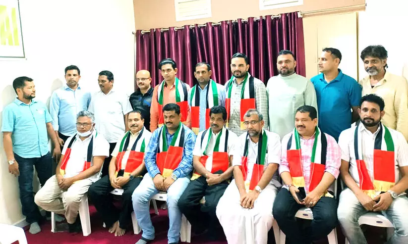 യു.എ.ഇ ഐ.എം.സി.സി ഭാരവാഹികൾക്ക് സ്വീകരണം നൽകി യു.എ.ഇ ഐ.എം.സി.സി ഭാരവാഹികൾക്ക് സ്വീകരണം നൽകി