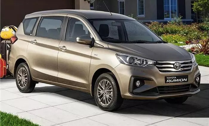 Ertiga-based Toyota Rumion MPV trademarked in India Ertiga-based Toyota Rumion MPV trademarked in India