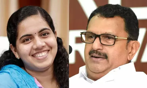 arya rajendran and k muraleedharan mp a
