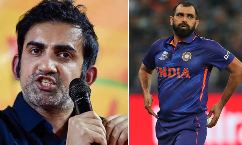 Gautam Gambhir-shami Gautam Gambhir-shami