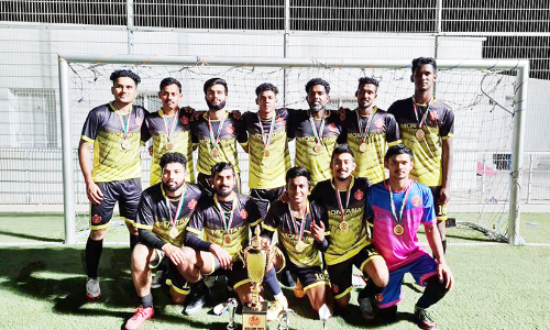 ബി.​െ​എ.​എ​ഫ്.​എ ക​പ്പ്: മ​റീ​ന എ​ഫ്.​സി ചാ​മ്പ്യ​ന്മാ​ർ