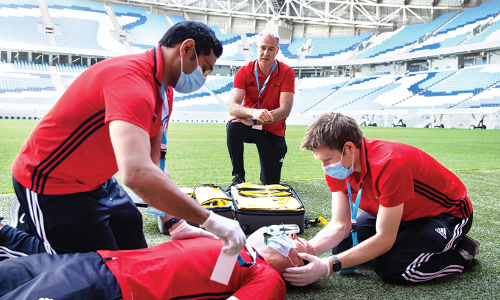 സന്നാഹം തുടങ്ങി മെഡിക്കൽ ടീം