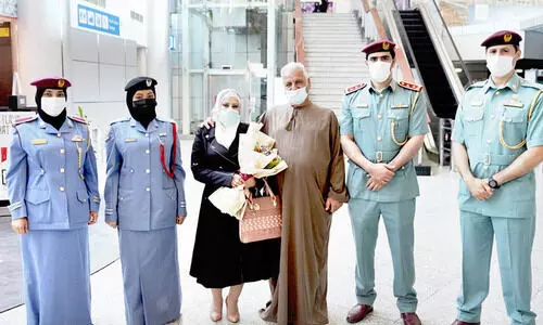 അജ്മാന്‍ പൊലീസി​െൻറ ഇടപെടലില്‍ ദമ്പതികള്‍ക്ക് ഏഴു വര്‍ഷത്തിനുശേഷം സമാഗമം