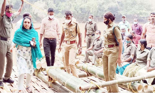 കു​റു​വ ദ്വീ​പി​ൽ സ​ഞ്ചാ​രി​ക​ൾ​ക്കാ​യി പു​തി​യ ച​ങ്ങാ​ടം