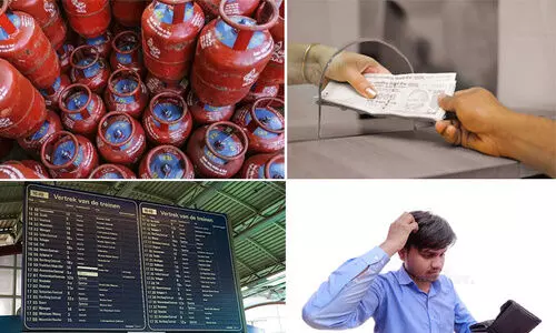 എൽ.പി.ജി വില മുതൽ റെയിൽവേ ടൈംടേബിൾ വരെ; ​നാളെ മുതലുള്ള മാറ്റങ്ങൾ ഇവയാണ്​...!